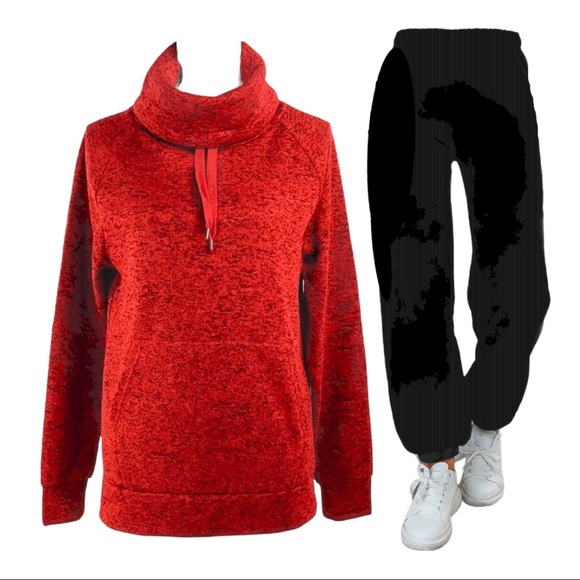 Drawstring Cowl Neck Sweatshirt - Picture 6 of 7